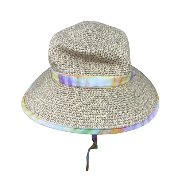 Body Glove Adjustable Sunhat with Rainbow Trim and Detailing - Picture 1 of 8